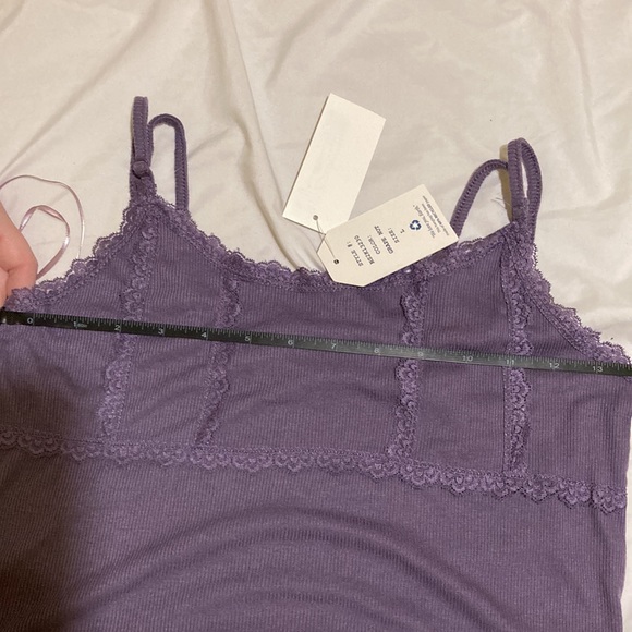 Hippie rose new with tags Jr-L purple crop top - Picture 4 of 5